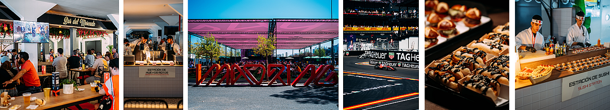 collage of images taken during the F1 Grand Prix of Spain 2026